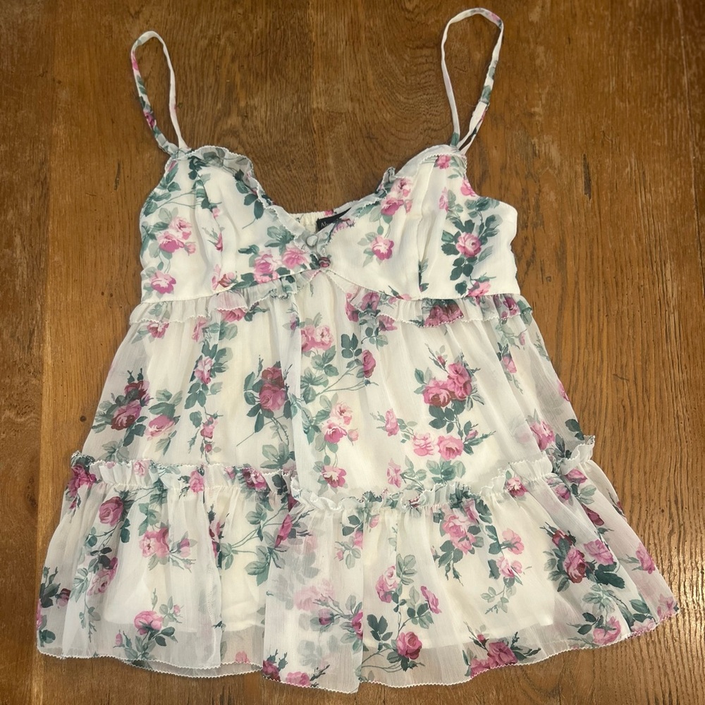 Abercrombie & Fitch floral babydoll top